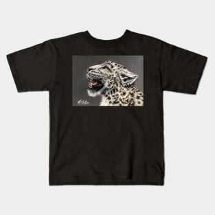 Snow Leopards Roar Kids T-Shirt